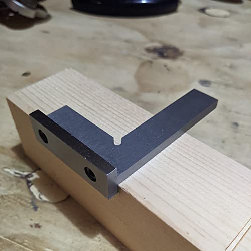 Precision Machinist Square 3 Inch Engineer Square 90 Degree Right Angle Ruler Ground Hardened Steel with Seat 3 x 2 Inch - size: 3 x 2 inches