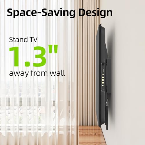 USX MOUNT Fixed TV Wall Mount with Low Profile for Most 26-55 Inch LED, LCD and Flat Screen TVs, TV Mount Bracket with VESA Up to 400x400mm and Weight Capacity 99lbs,and Space Saving TV Bracket - size: 26-60 inch