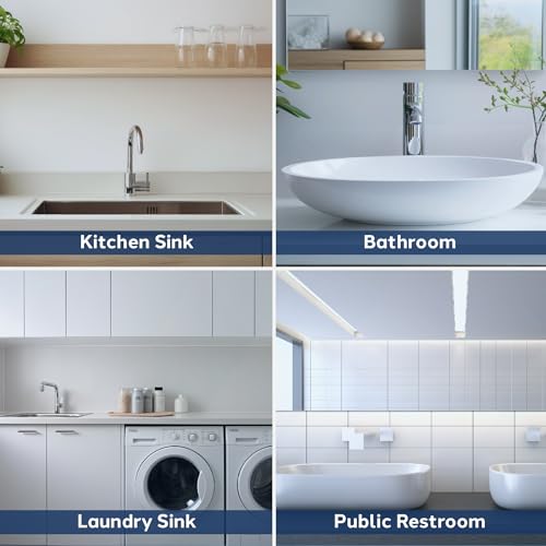 PlumbCraft Mini Drain Plunger, 11-Inch Bellows Sink Plunger for Kitchen & Bathroom Sinks, Heavy-Duty Clog Remover with Ergonomic Handle - color: Yellow Mini Plunger