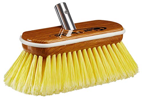 STAR BRITE 8" Soft Bristle Yellow Extend-A-Brush Compatible Wash Brush - color: Yellow, size: Premium 8" Brush