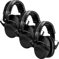 Konohan 3 Pack Noise Reduction Headphones for Kids Ear Protection Earmuffs Headphones for Autism Toddler Kids Ear Muffs 27db - color: Black