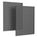 Ultrawall Metal Pegboard Panels, Pegboard Wall Organizer, Black Peg Boards - color: Black, size: 16x12"- 2 Pcs