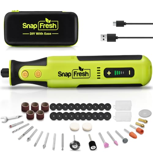 SnapFresh 8V Cordless Rotary Tool Kit, 28, 000 RPM, 46 Accessories - size: 8