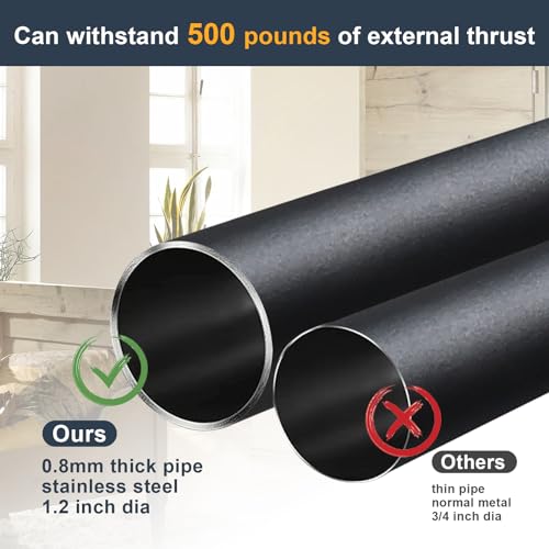 Door Stoppers Security Bar,Heavy Duty Portable Door Lock,2-in-1 Adjustable Sliding Door Lock Bar,Door Barricade Security Bars for Window, Front Door, Patio Door, Apartment, Hotel Room (Black) - color: Black, size: 1 Pack