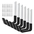 Heavy Duty Wall Mount Hooks, Ladder Hangers for Garage Storage, 6 M - size: 6 Medium