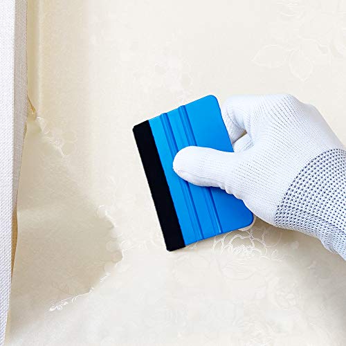 CARTINTS Wallpaper Tools Wallpaper Smoothing Tools with Smoother, Cutter Blades, Seam Roller, for Applying Adhesive Contact Paper Window Film Car Vinyl - color: Wallpaper Kit