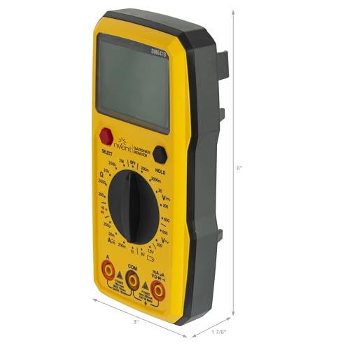 Sperry Instruments DM6410 8 Function Digital Multimeter, Yellow