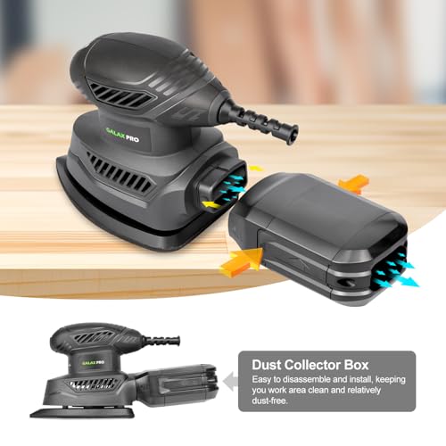 GALAX 1.1A Detail Sander Corded 13000 OPM with 20Pcs Sandpapers - style: Corded Detail Sander