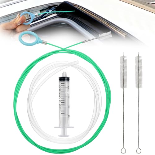 XANGNIER Car Sunroof Drain Cleaning Tool Kit,5 Pcs - color: Multicolor2