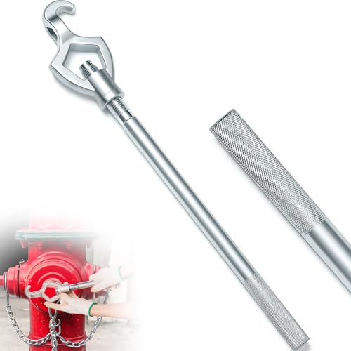 Tandefio 1 Pcs Fire Hydrant Wrench, 1-1/2" to 3", Silver - color: Silver, size: 1-1/2" to 3"