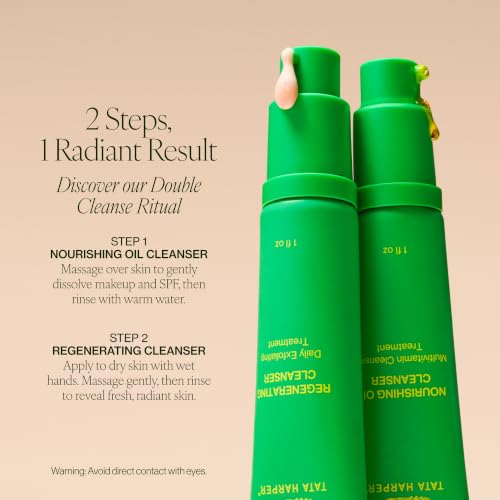 Tata Harper Nourishing Oil Cleanser, Gentle Makeup Removing Cleanser, Cleansing Oil, Natural Skincare - size: 1 Fl Oz (Pack of 1)