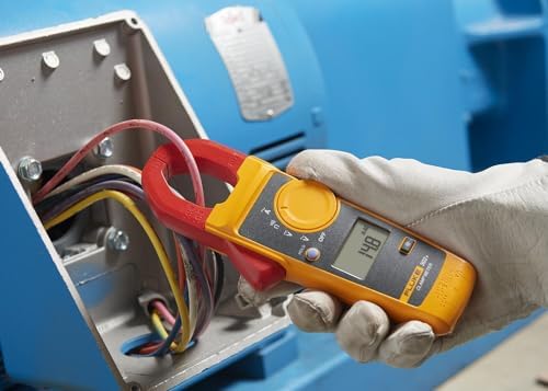 Fluke 302+ Digital Clamp Meter, 30mm Jaw, Measures AC Current to 400A, Measures AC/DC Voltage to 600V, Includes 2 Year Warranty