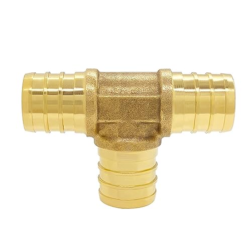 Hooshing 12 Pack 3/4" PEX Fitting Combo, Straight Coupling, Elbow, Tee Set - size: 3/4" 3 Size 12PCS