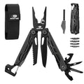 MOSSY OAK 27-in-1 CNC-Machined Multitool Pliers, Self-Locking - color: Black