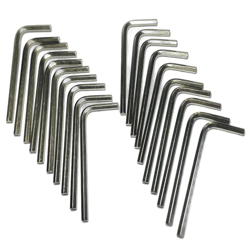 20pcs 9/64 Allen Wrench sets,9/64" Hex Key Wrench set,allen key Door Key L Shaped hex wrench set with Long Arm. - size: 9/64