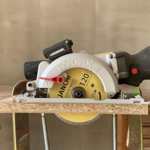 3Pack 4-1/2 Inch 120T Circular Saw Blade 3/8 Inch (9.5mm) Arbor, Plywood, OSB, Paneling and Vinyl Siding Fast and Smooth Cutting Saw Blade - size: 4-1/2" 120T