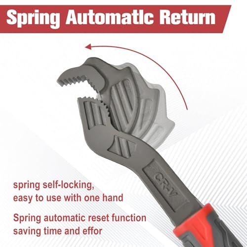 10" Self Adjusting Wrench 0.59"-1.38"(15-35MM) Wrench Pipe - size: 10"