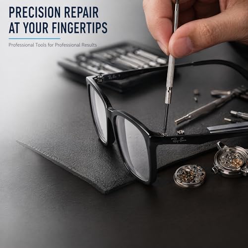 NSZETZ 11PCS Mini Precision Screwdriver Set, Small Tools with 11 Size Flathead and Phillips Kit, Professional Magnetic Repair Tool for Jewelry, Ring Doorbell, Watch, iPhone, Toys, Computer, Eyeglass - style: 11PCS