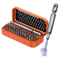 Precision Screwdriver Set, 55 in 1 Mini Screwdriver Set Tool - color: Orange, size: 55