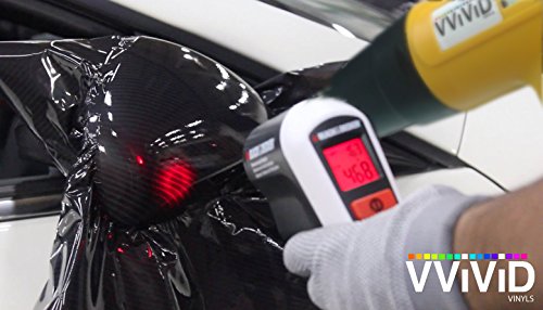 VViViD Professional Heat Gun Multi-Purpose Household Tool Including Precision Nozzle, Digital Temperature Readout and Heat-Proof Applicator Glove