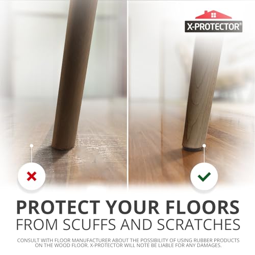 X-Protector Non Slip Furniture Pads for Hardwood Floors 32 PCS 2” - size: 32 Round 2"
