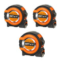 Teslong 3 Pack 25 ft Tape Measure, Retractable Magnetic Measuring Tape