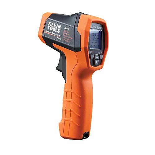 Klein Tools IR10 Infrared Thermometer, Digital Thermometer Gun with Dual Targeting Laser, 20:1