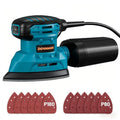 DOVAMAN 130W Detail Sander, 12000RPM Palm Sander Tool - color: A-blue