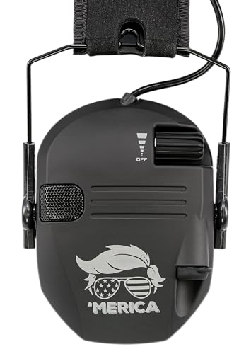 Walker's Razor Slim Electronic Muff - color: T24 Merica, size: One Size (4-Pack)