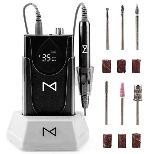 M Max Nail Drill, Brushless 2-in-1, 35000 RPM, Cordless | Black - size: Standard - Black