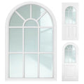 22 x 36 Entry Door Glass Insert with Low-e Glass, 11 Lite Round Top - size: 22 x 36, style: 11 Lite Round Top