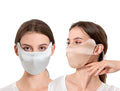 100% Mulberry Silk Lightweight Breathable Face Mouth Mask Cover Sunscreen Wind Against Dust Washed Reusable - color: Color#1