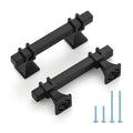 HOME EDIT Matte Black Pulls Cabinet Handles 2-1/2 Inch 5 Pack - color: Matt Black, size: 2-1/2 In Hole Center