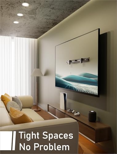 No Stud TV Wall Mount, No Drill Studless Drywall TV Mount, Easy Install - size: For 32-75'' TVs