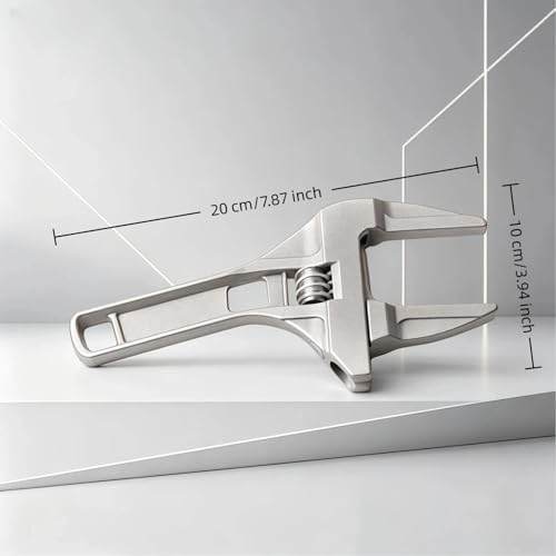Multifunctional Adjustable Wrench Short Handle Bathroom Wrench Faucet Plumbing Pipe Installation and Maintenance Tools