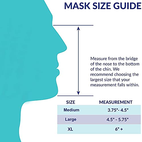 comfso Black Cloth Face Masks for Adults Washable Fabric XL Large Reusable - style: Medium for Teens 10+/Small Face Adult