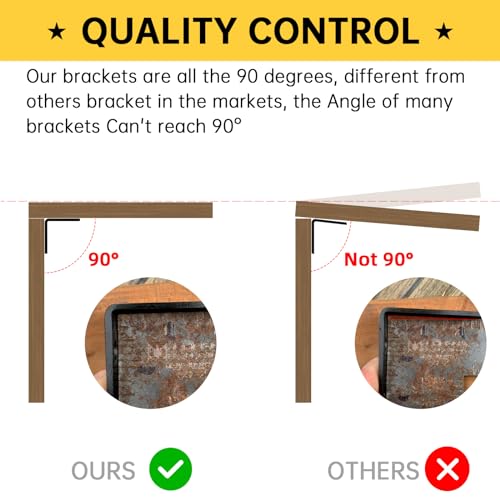 2x4 Galvanized Corner Brace – Heavy Duty L Bracket (4-Pack) - size: 2x4 inch ( 4 Pack )