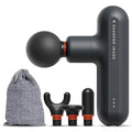 Sharper Image Powerboost Move Mini Percussion Massage Gun, Powerful & Quiet - color: Gunmetal Grey