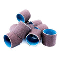 Benchmark Abrasives 1.5" x 1.5" Aluminum Oxide Abrasive Spiral Bands for Rotary Tools, Drum Sleeves for Sanding Deburring Blending Polishing on Metals Plastic Wood Rubber (10 Pack) - 36 Grit - style: 36 Grit
