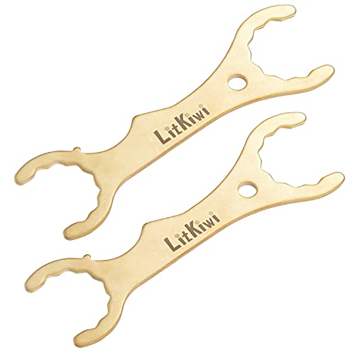 2PCS Beer Faucet Home Brewing Wrench,Steel Tool Multi-function Spanner - size: 2PCS
