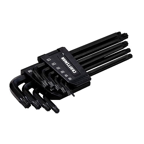 CRAFTSMAN Hex Key Allen Wrench Set with Ball-End, Torx, 10 Piece (CMHT26031)