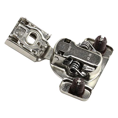 DTC 1/2" Overlay Soft Close 105 Degree 2 Cam Press in Face Frame Concealed Cabinet Hinge 6-Way Adjustable H8E055H (10 Pack) - size: 1/2 Inch