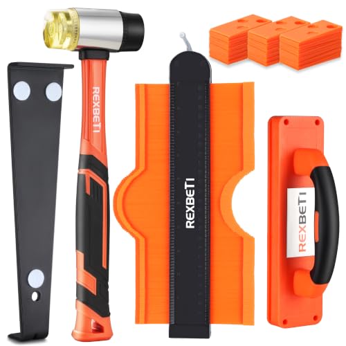 REXBETI Laminate Wood Flooring Installation Kit, LVP/Vinyl Flooring Tools - style: 44-Piece Ultimate Flooring Installation Kit