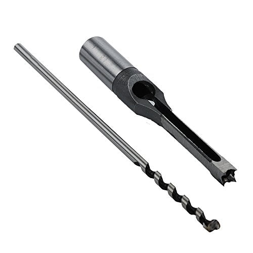 SaferCCTV Square Hole Drill Bits for Wood, 4Pcs Woodworking Mortising Chisel Set Bit 1/4-Inch, 5/16-Inch, 3/8-Inch, 1/2-Inch - size: 1/4-Inch - 1/2-Inch