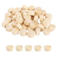 MECCANIXITY 100 Pcs Wood Plugs, 19/32" Flat Head Wood Plugs for Screw Holes Wooden Screw Hole Covers for Furniture Cabinets DIY Projects Assortment Kit - size: 19/32"