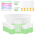 Sjubaopen Silicone Measuring Cups 600ml for Resin, Epoxy, Baking - size: 600ML+100ML+10ML