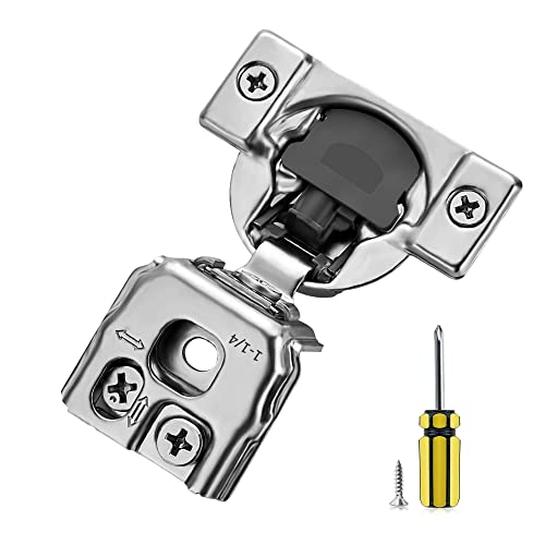 Ravinte 1-1/4 Inch Overlay Soft Close Hinge Kitchen Cabinet Hinges 50 Pack - size: 1-1/4 inch Overlay