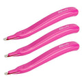 Staple Remover Professional Magnetic Easy Staple Removers Tool 3 PCS Staple Puller Remover Staple Pullers for Office, School and Home - color: Pink