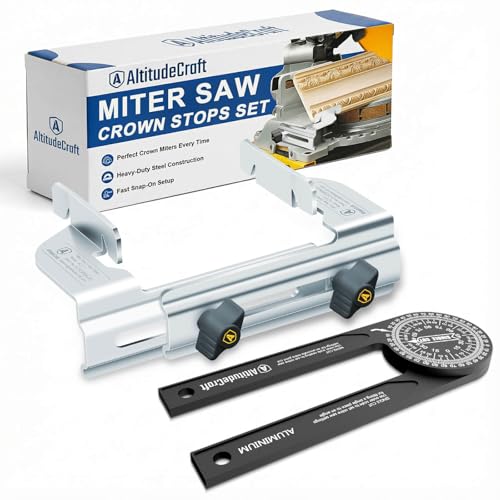 2-in-1 Crown Molding Jig and Miter Saw Protractor Set - style: Miter Saw Set