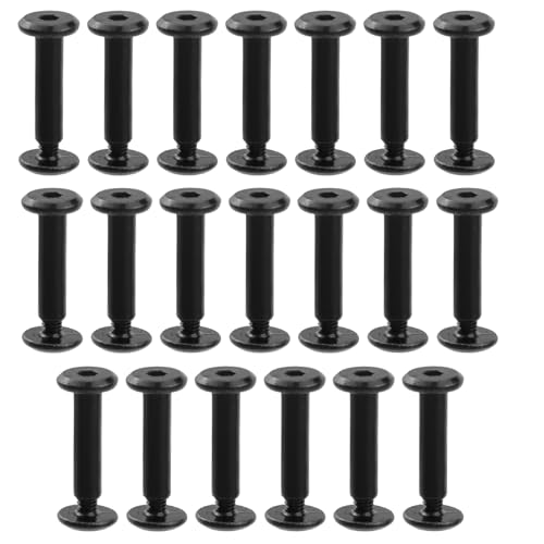 M3 x 16mm Black Binding Post Screws, 20 Sets - size: M3 x 16mm